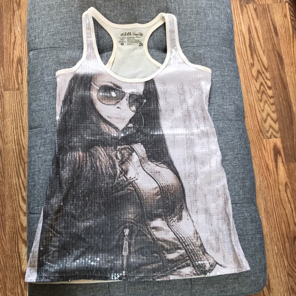 Sequin Tank Top